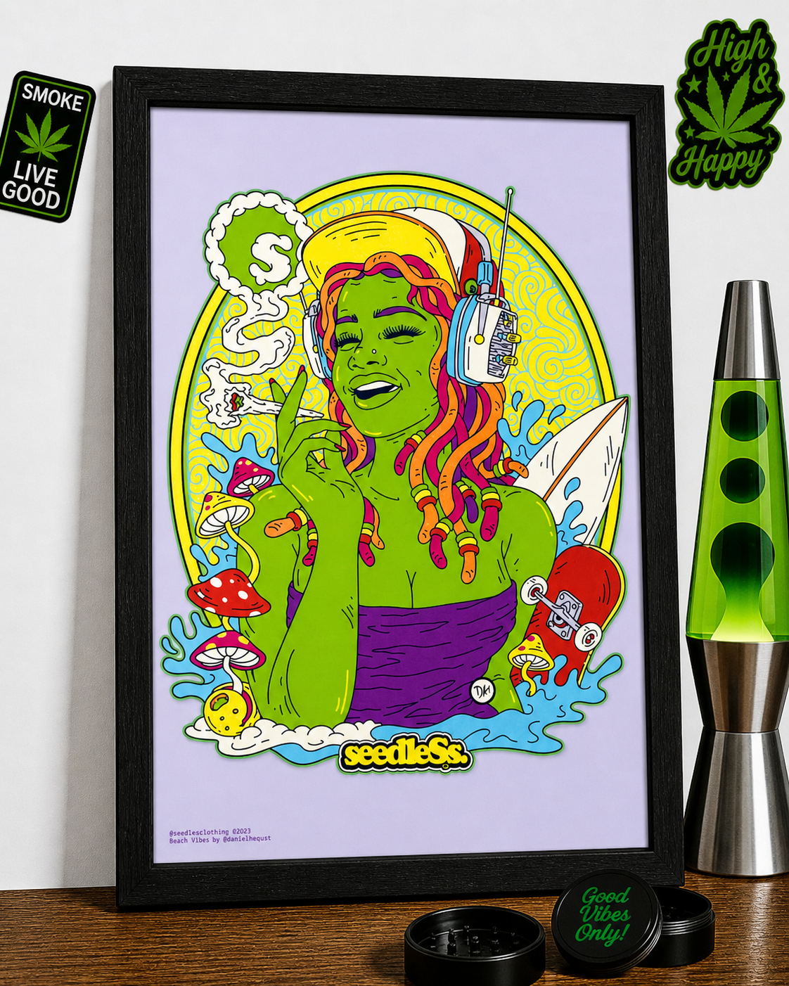 Art Print : Shroomy Girl