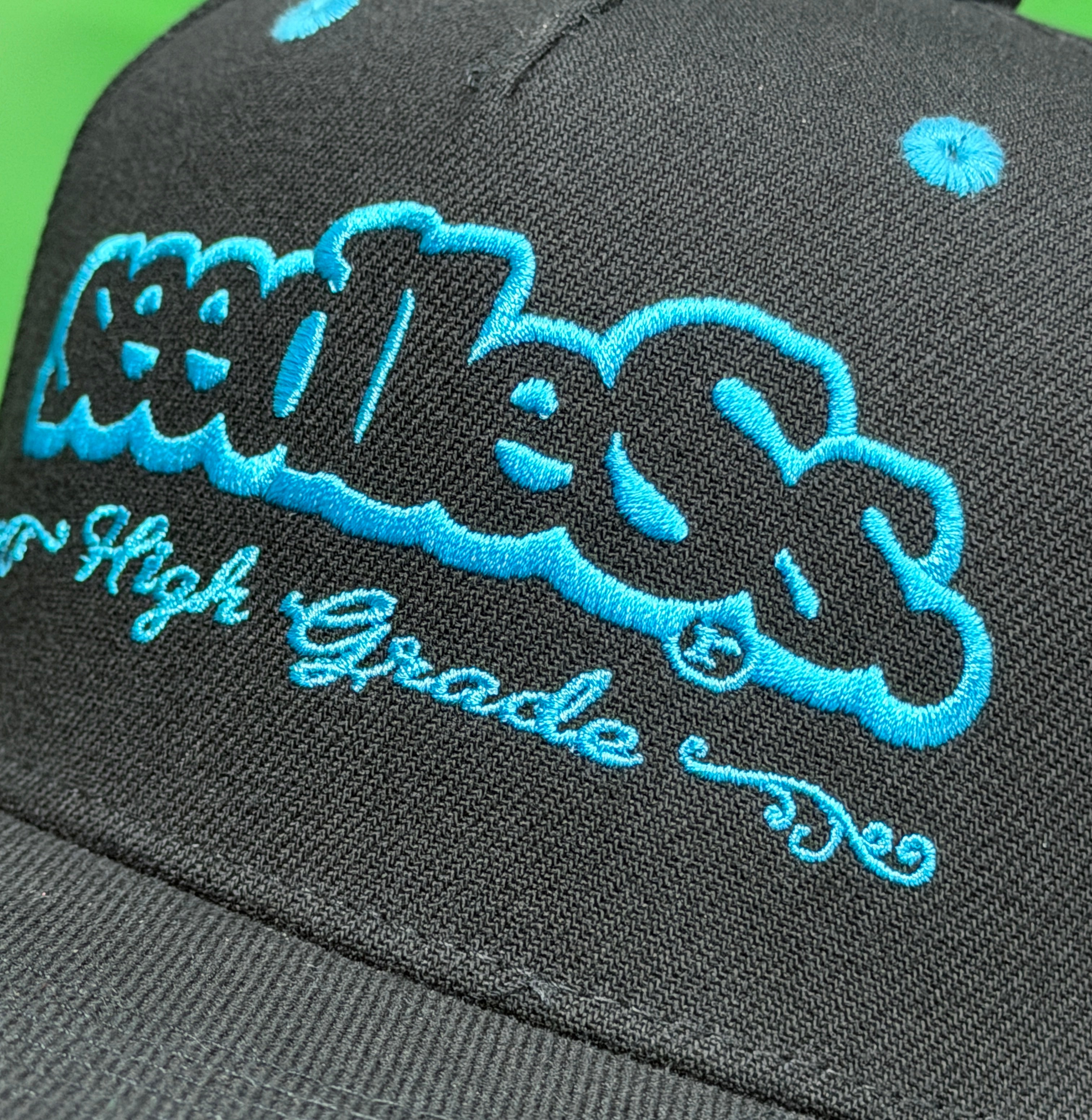 Hat : Coop High Grade : Black/Turquoise