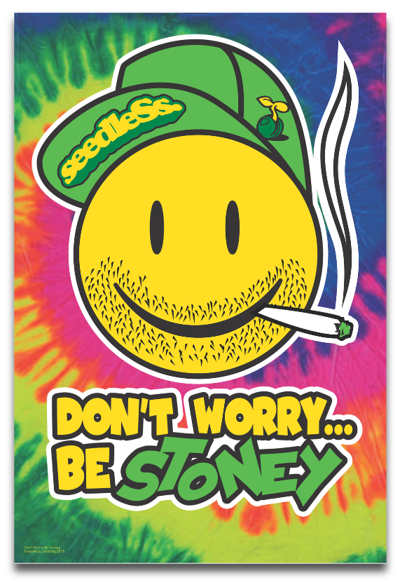 Art Print : Dont Worry Be Stoney
