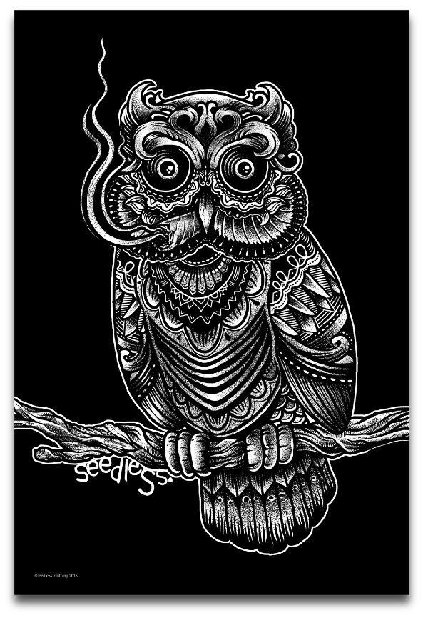 Art Print : Wise Owl 2