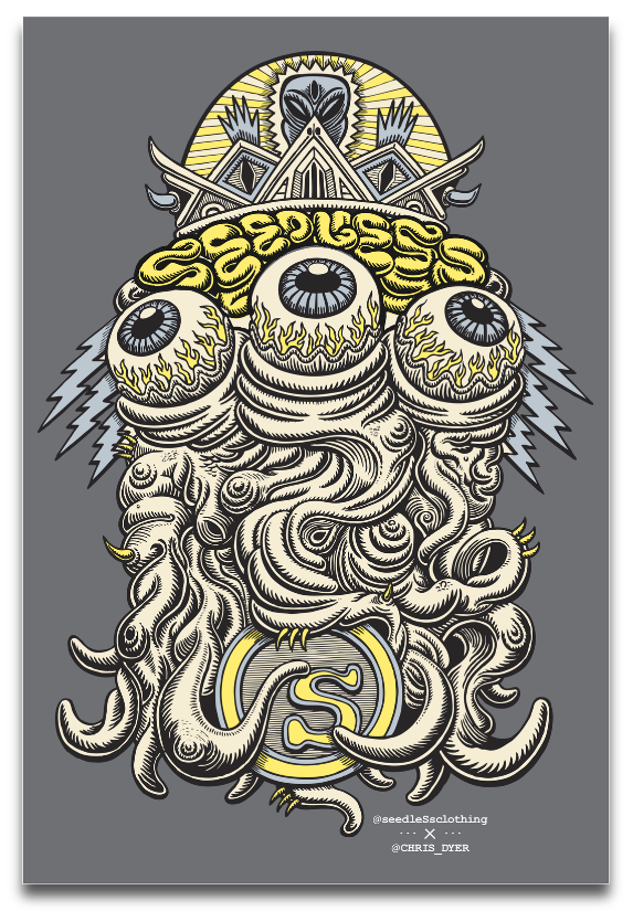 Art Print : Alien Brain