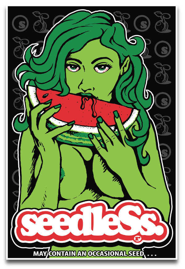 Art Print : Watermelon Girl