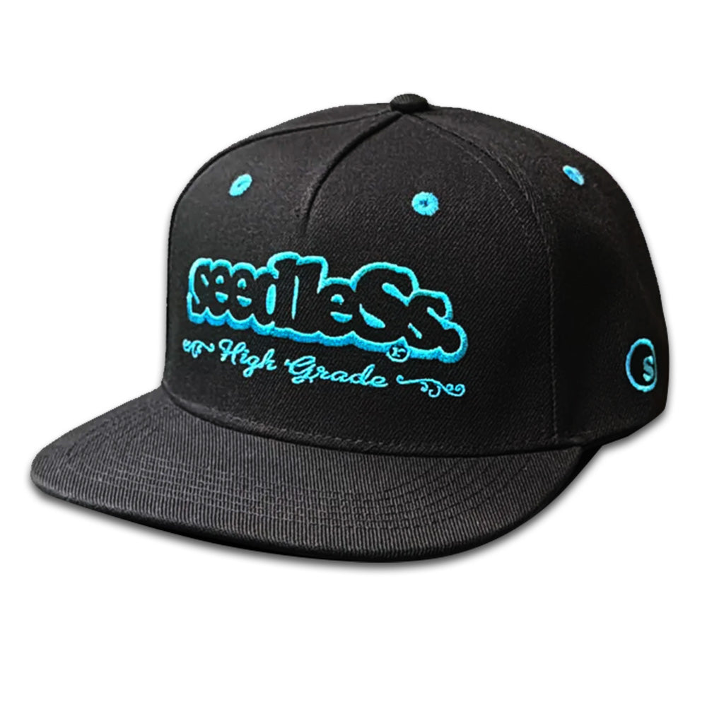 Hat : Coop High Grade : Black/Turquoise