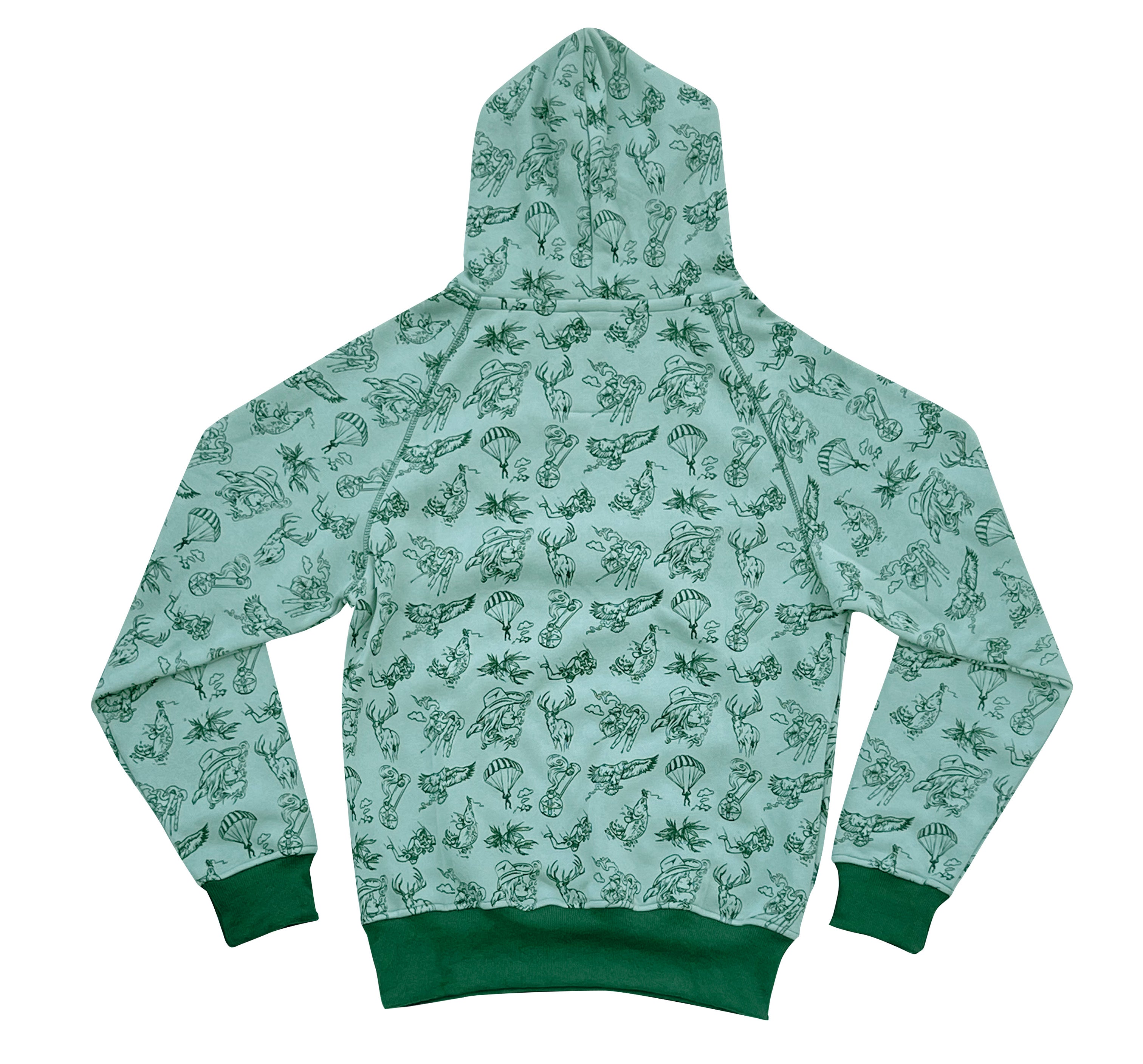 Hoody : seedleSs x Montana Kush : Sea Foam