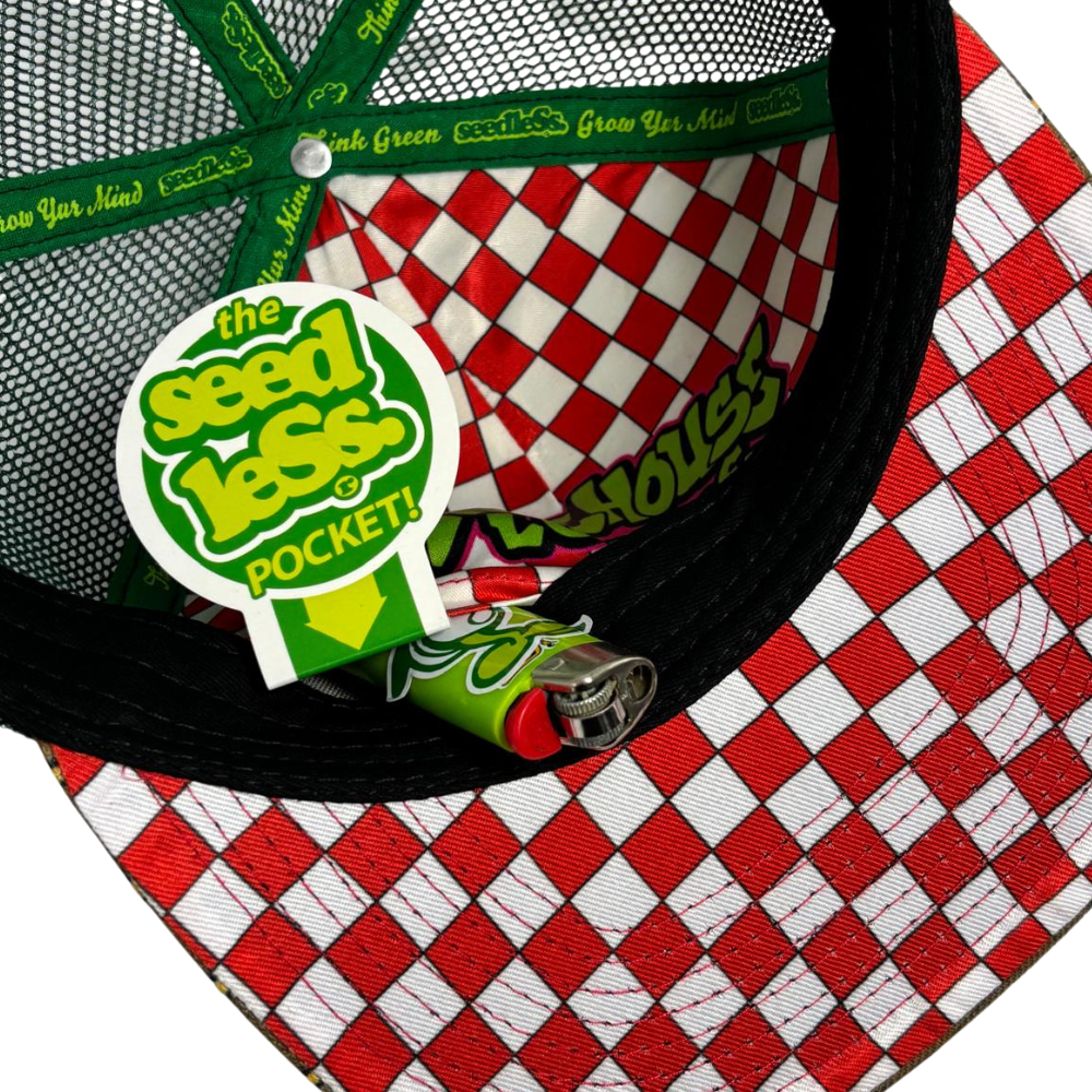 Trucker Hat : seedleSs. x Treehouse Lounge : Turtles : Green/Brown