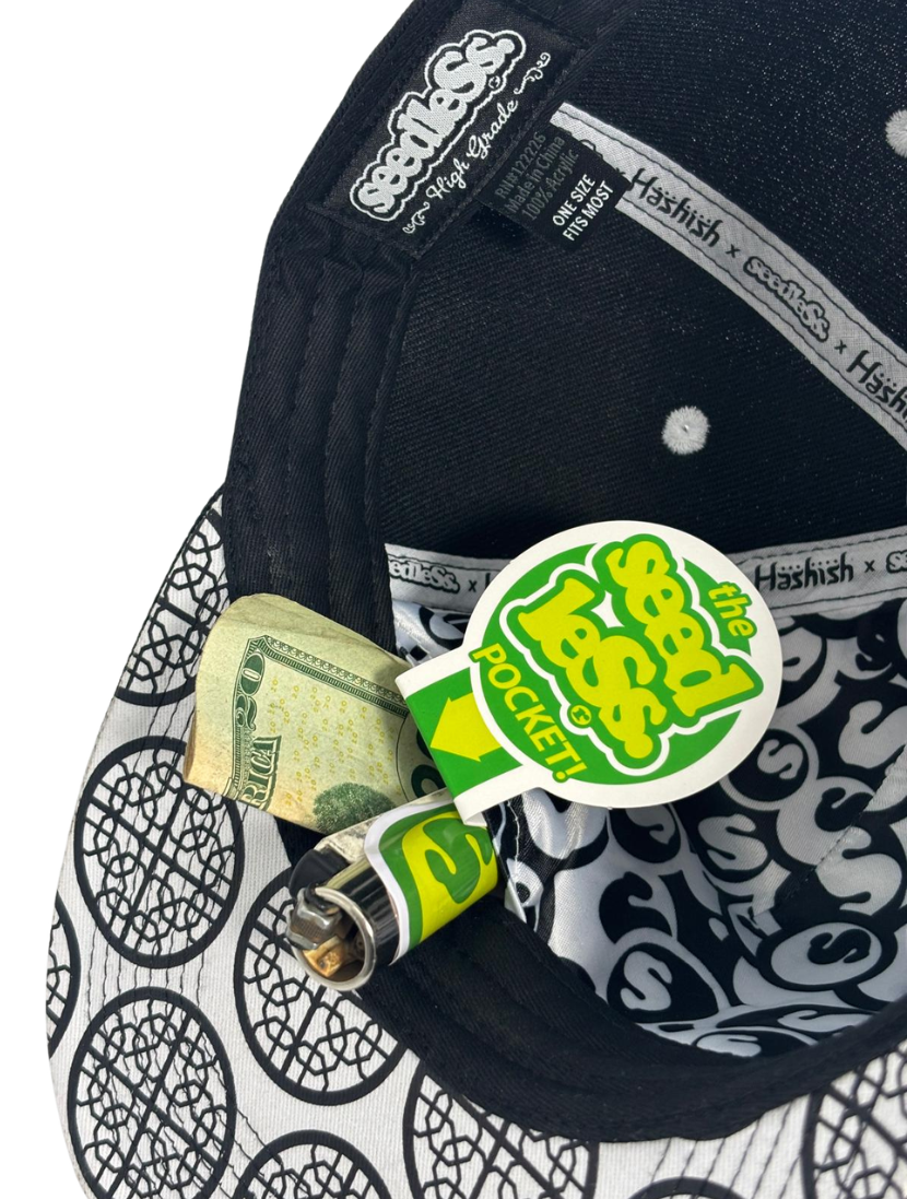 Hat : seedleSs. x Hashish : Black/White