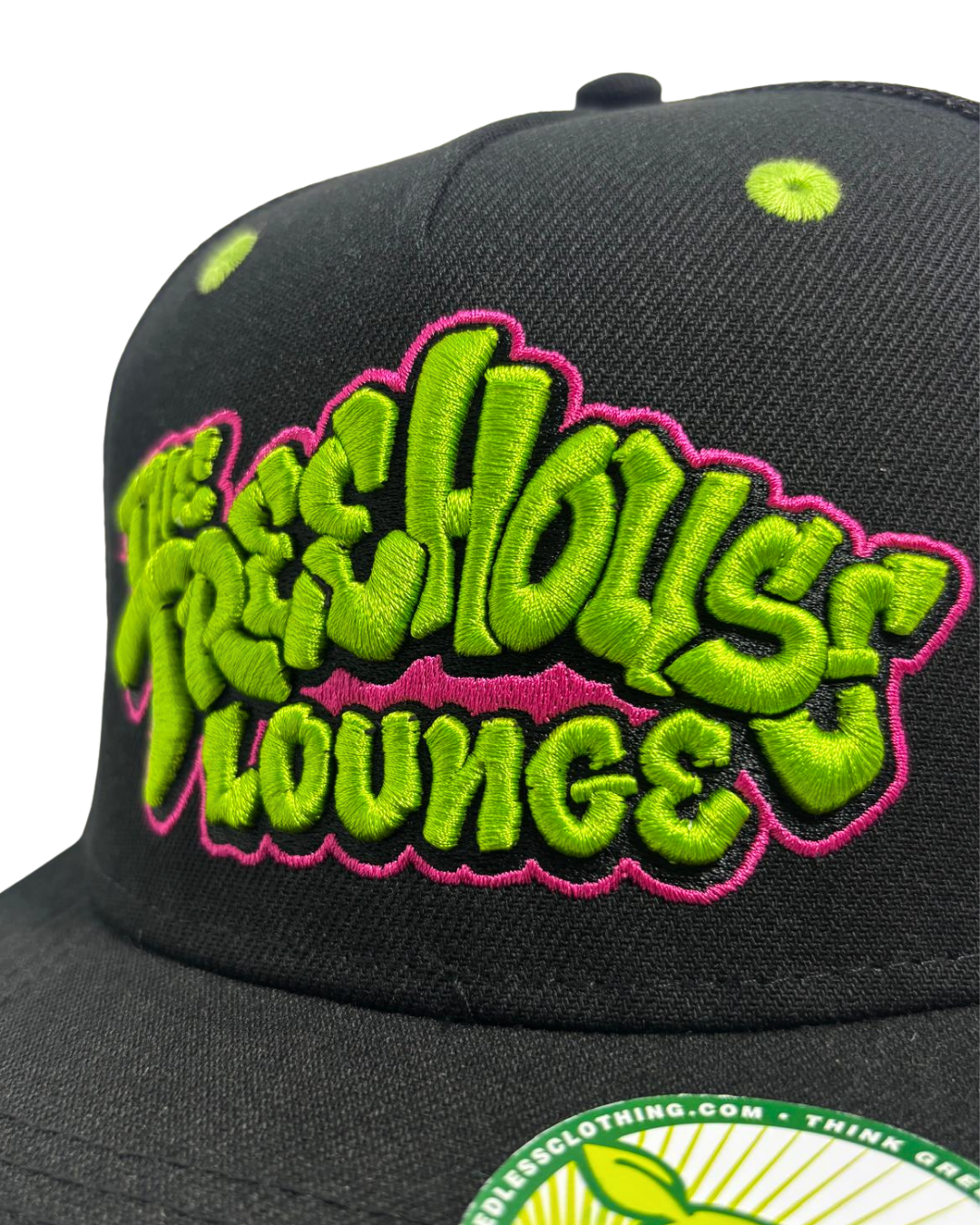 Trucker Hat : seedleSs. x Treehouse Lounge : Black