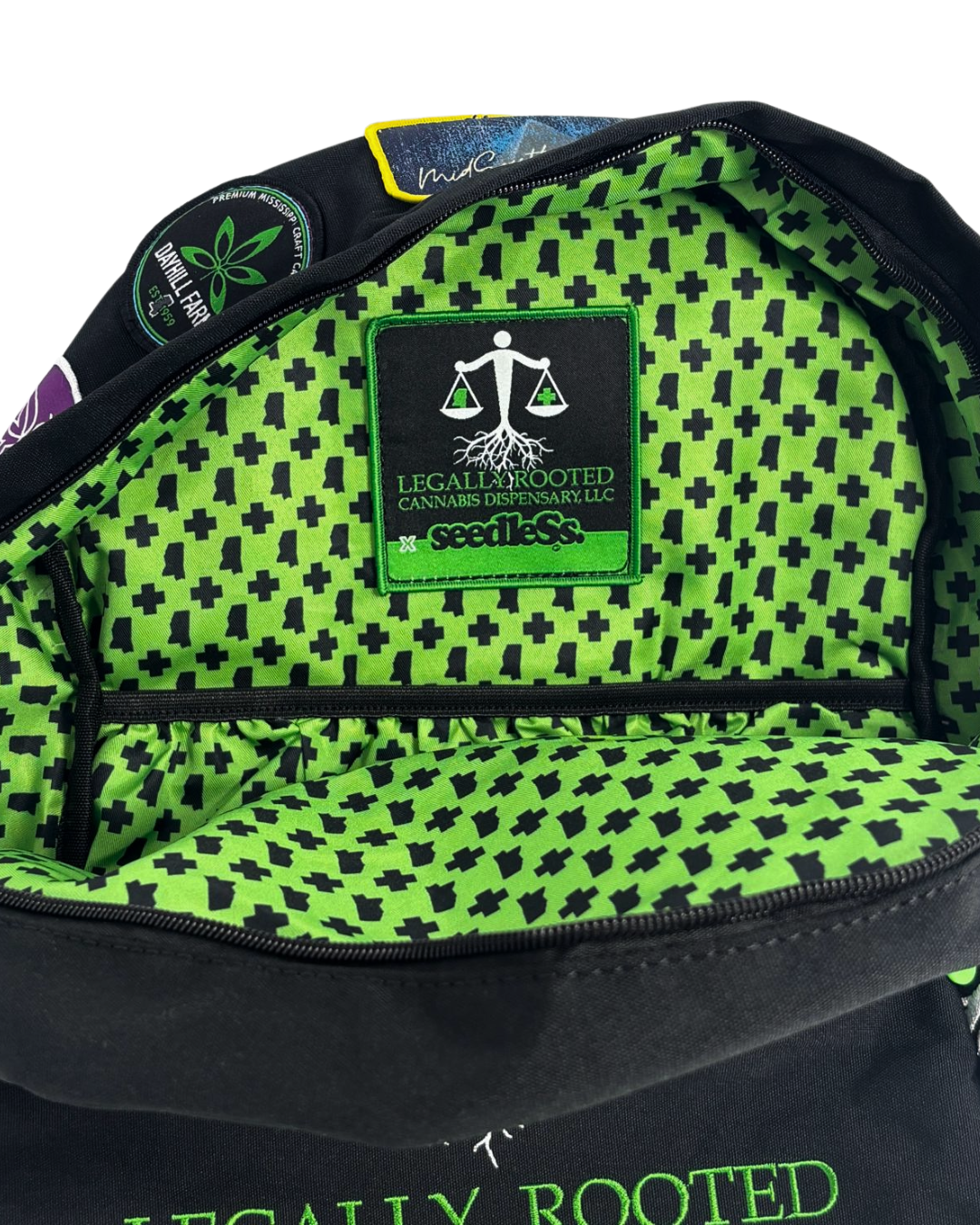 seedleSs. x Legally Rooted : Smellproof backpack