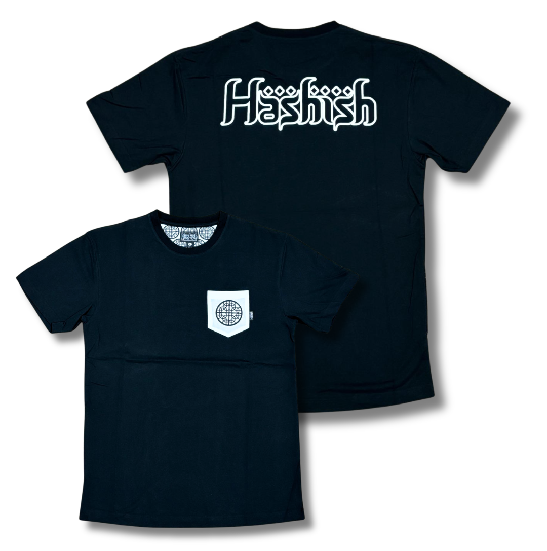 Pocket Tee : seedleSs. x Hashish : Black