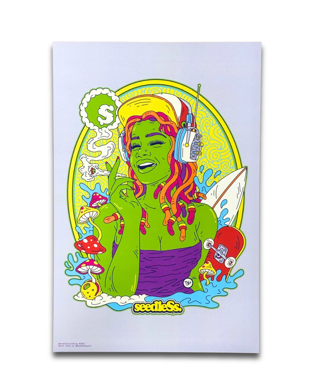 Art Print : Shroomy Girl