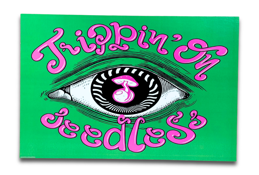 Art Print : Trippin Eye Green