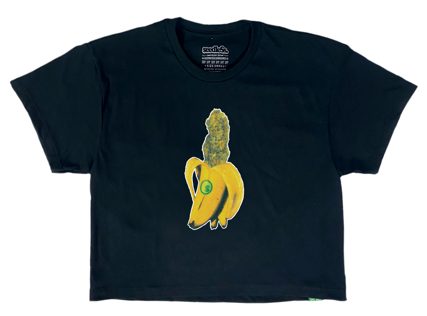 Womens Crop : Banana