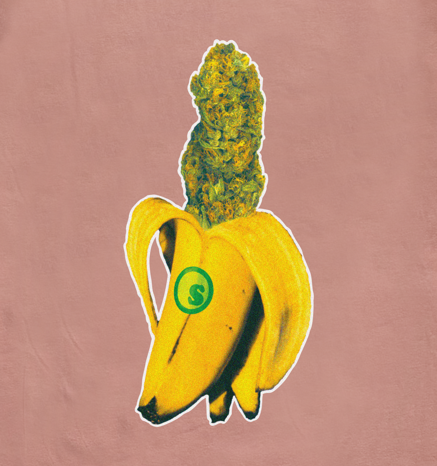 Womens Crop : Banana