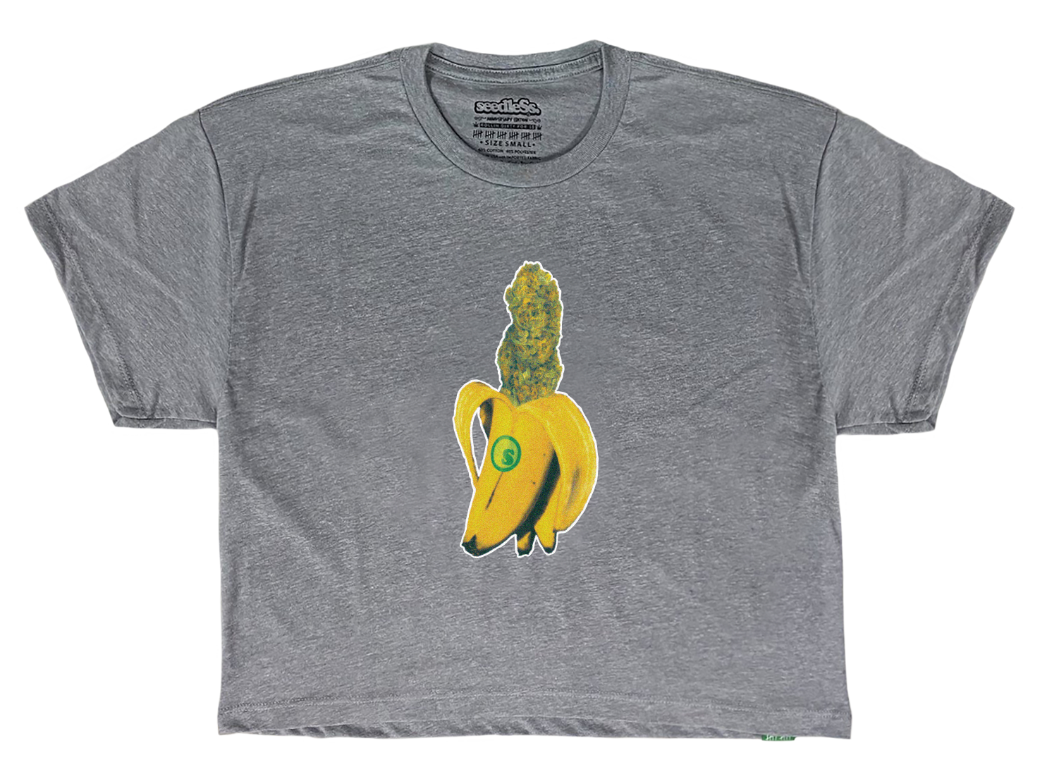 Womens Crop : Banana