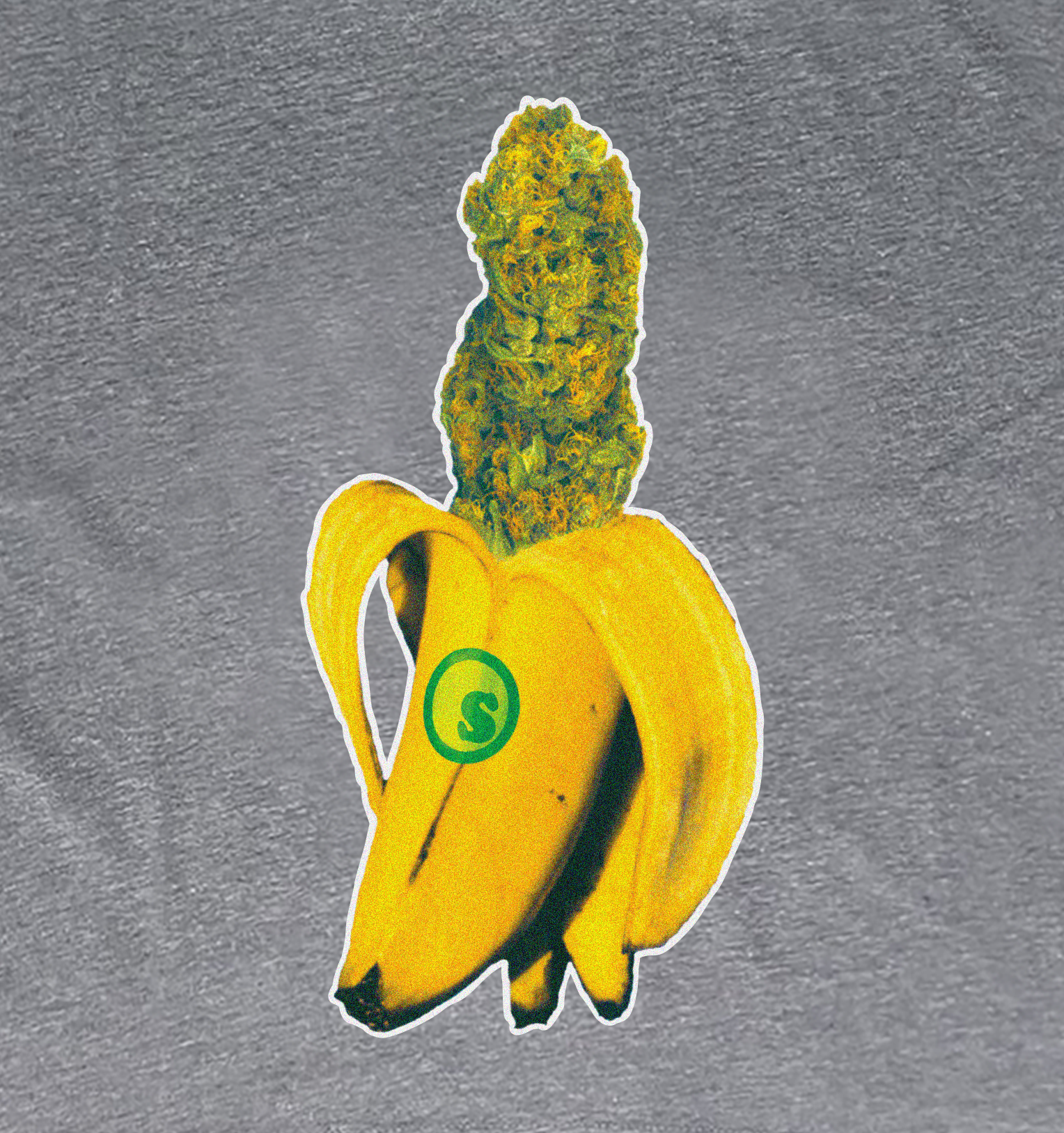 Womens Crop : Banana