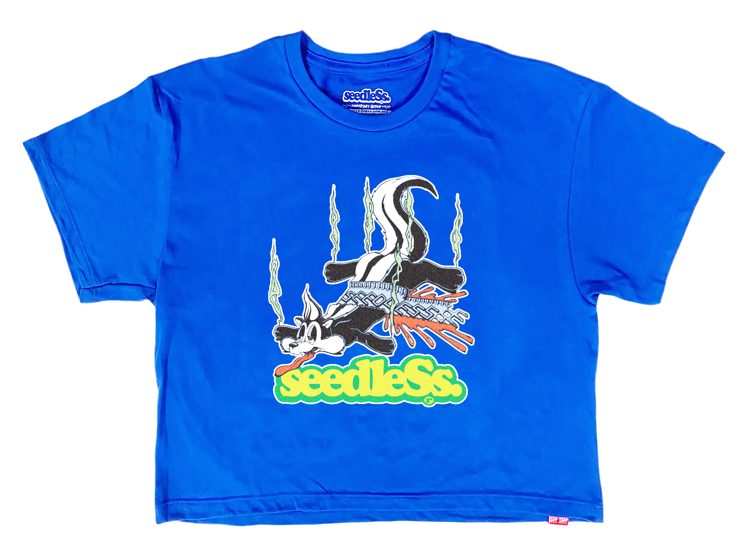 Womens Crop : Roadkill