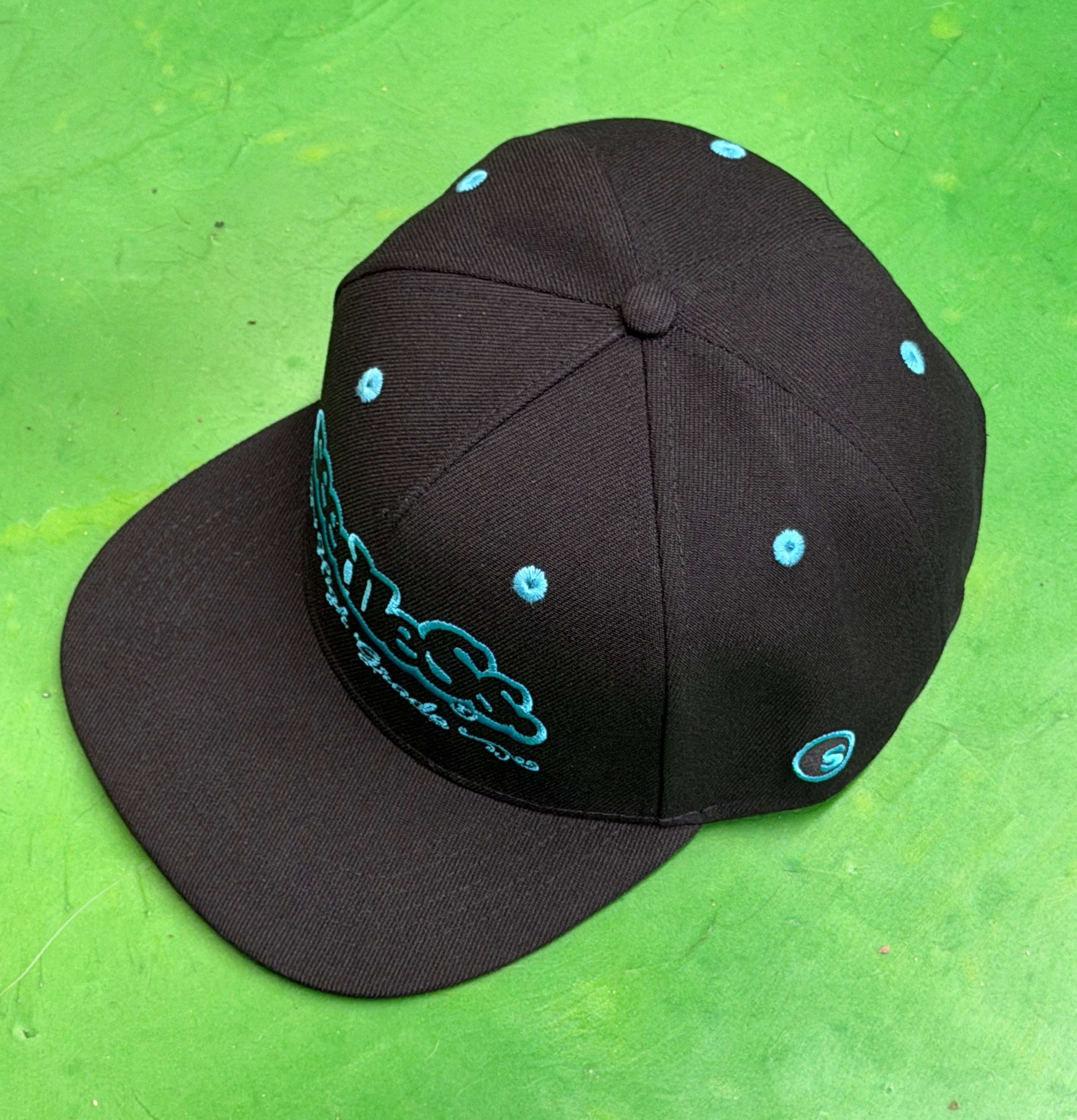 Hat : Coop High Grade : Black/Turquoise