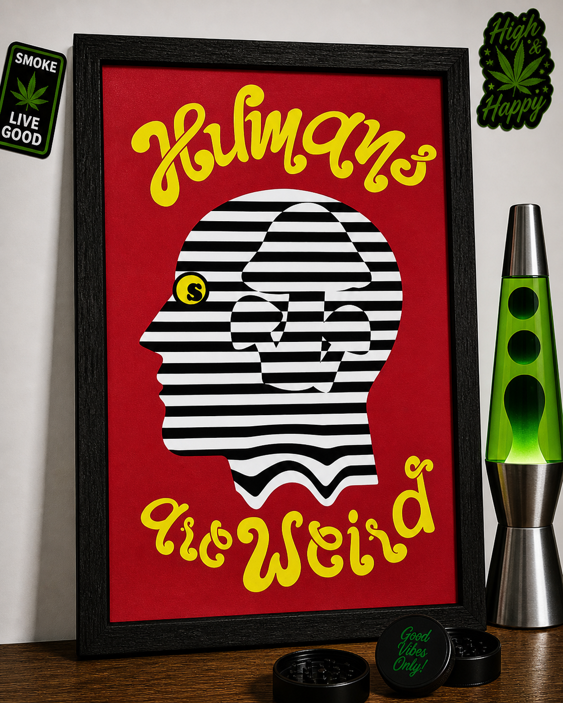 Art Print : Humans Are Weird