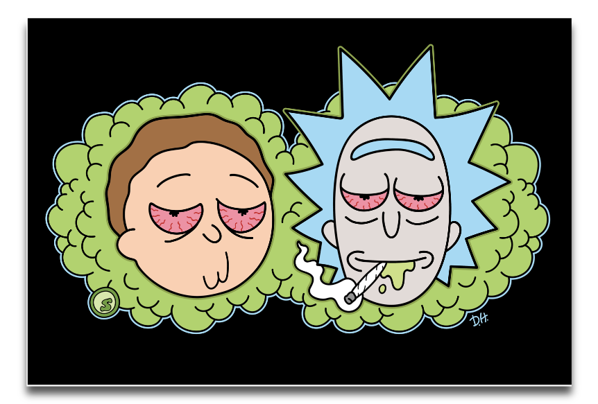 Art Print : Rippin Morty