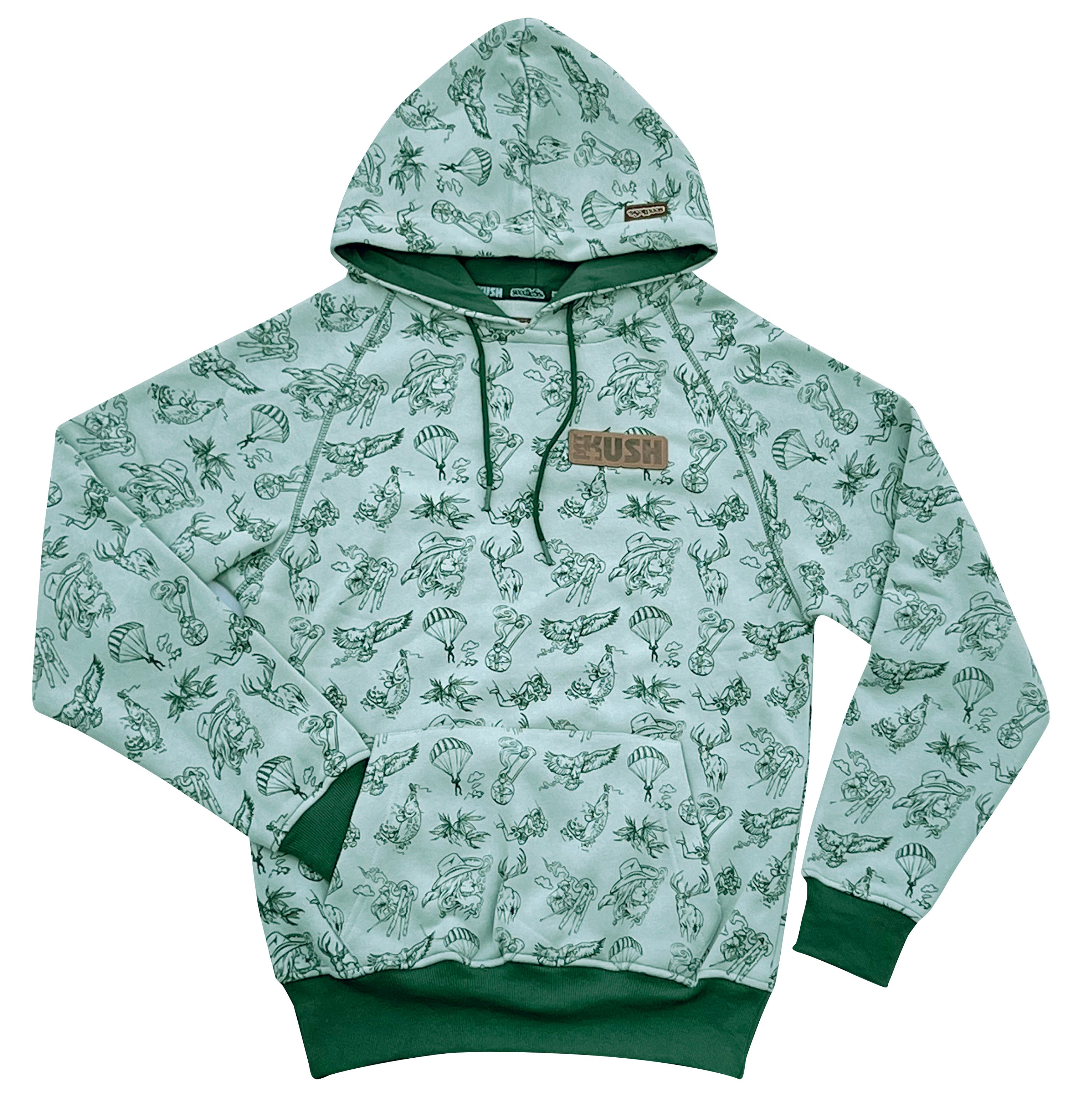 Hoody : seedleSs x Montana Kush : Sea Foam