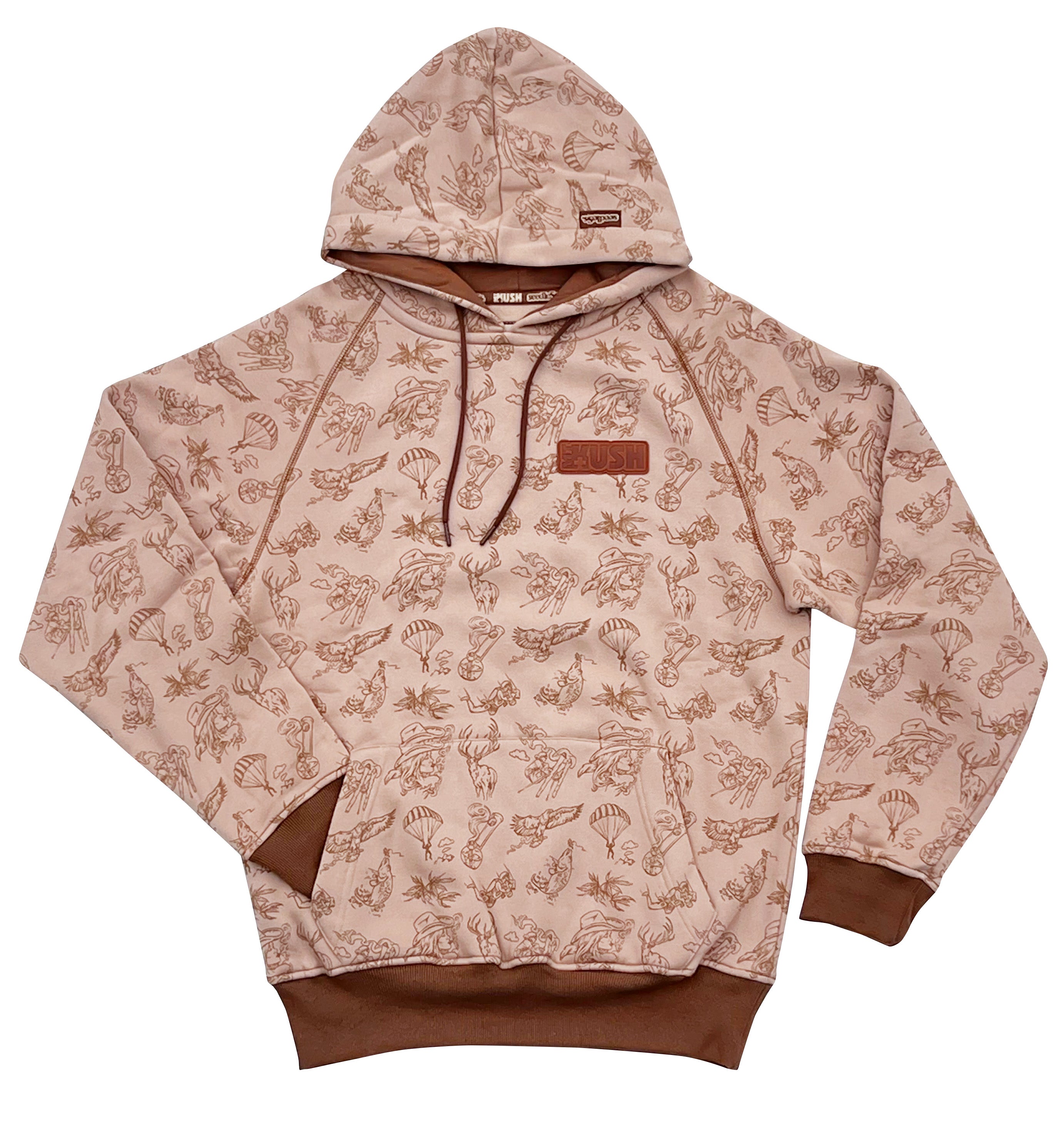 Hoody : seedleSs x Montana Kush : Brown
