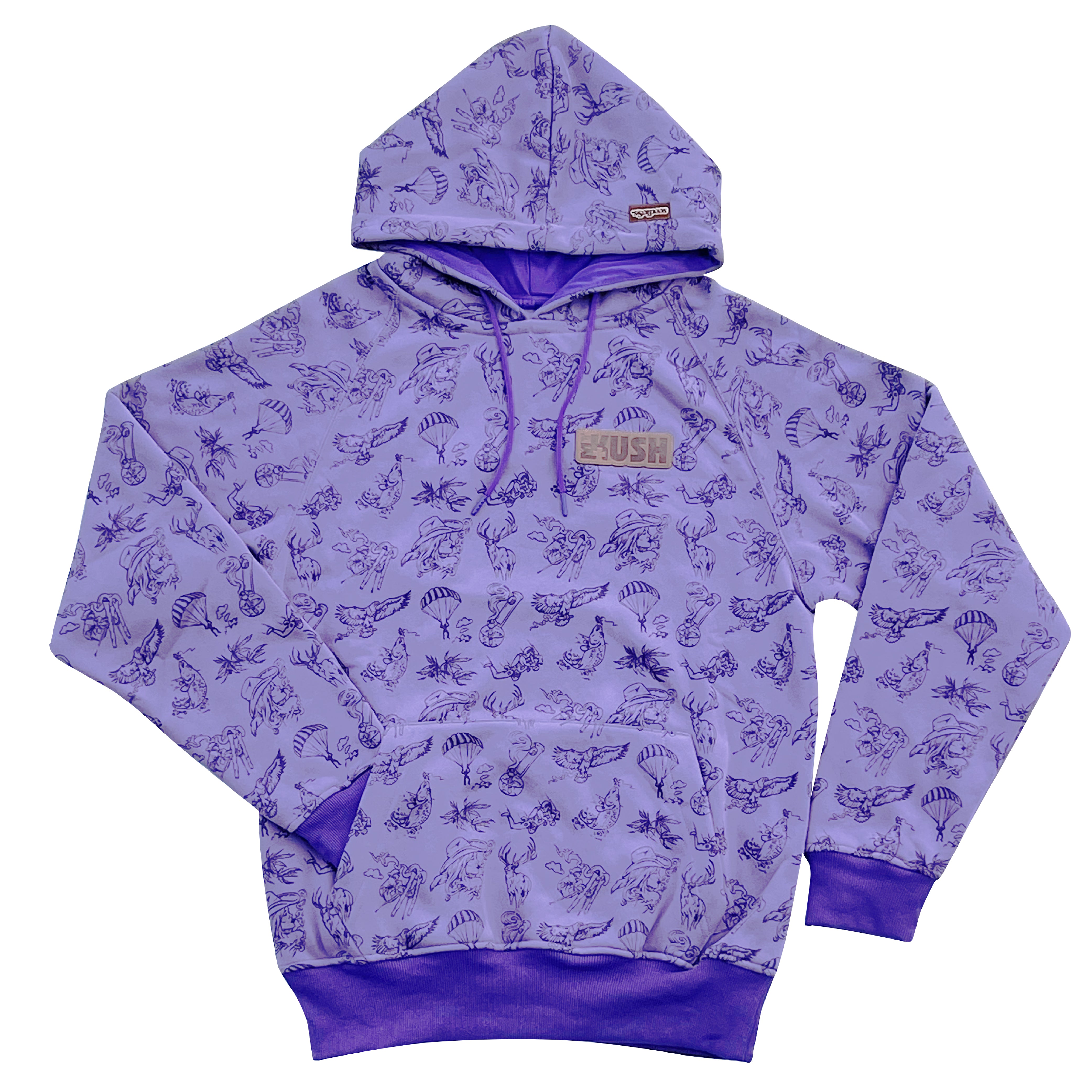 Hoody : seedleSs x Montana Kush : Purple