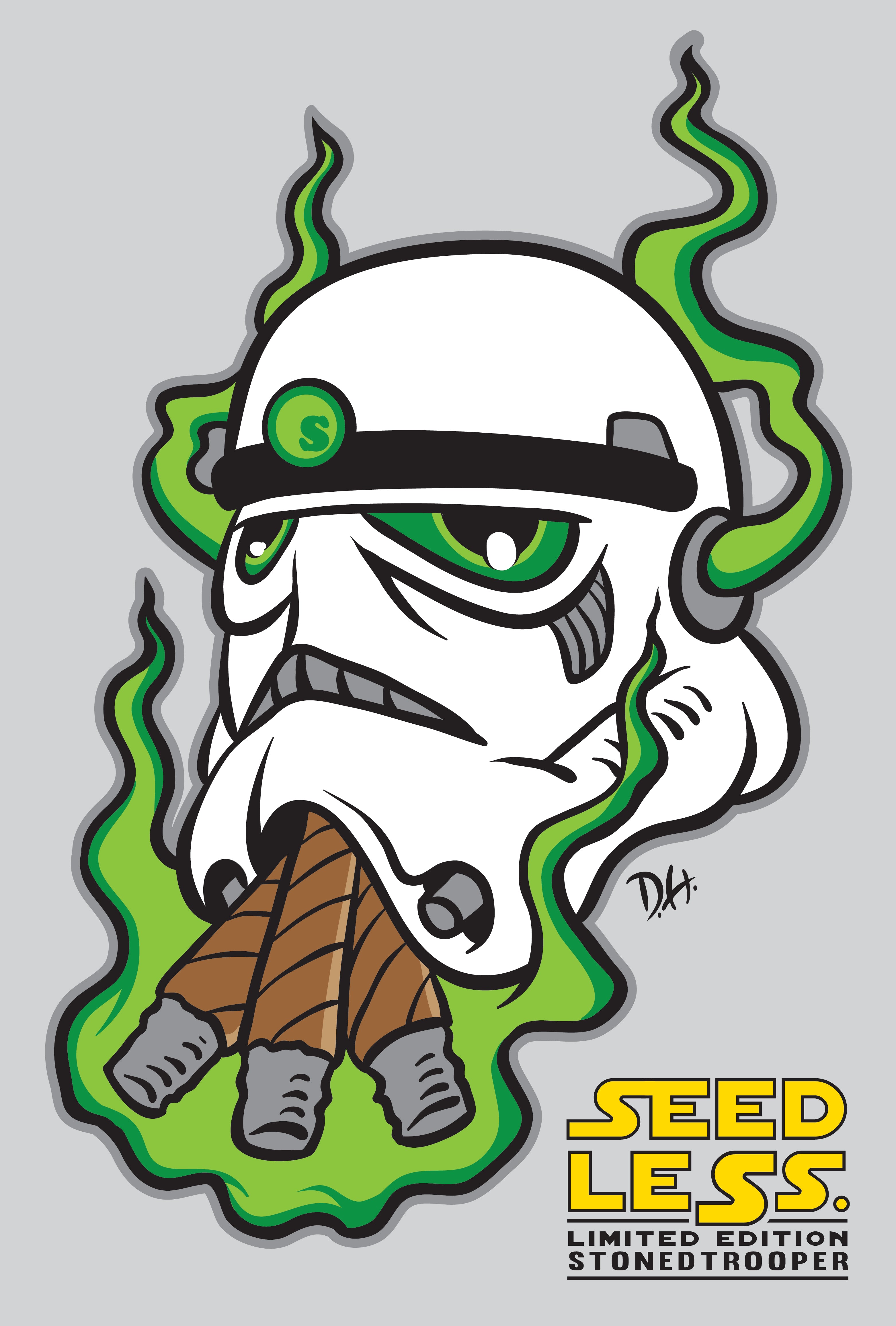 Art Print : Stoned Trooper