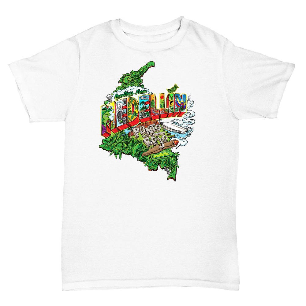 seedleSs. x Punto Rojo "Greetings from Medellin" Tee