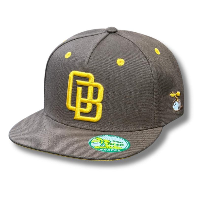Hat : OB Monogram : Brown