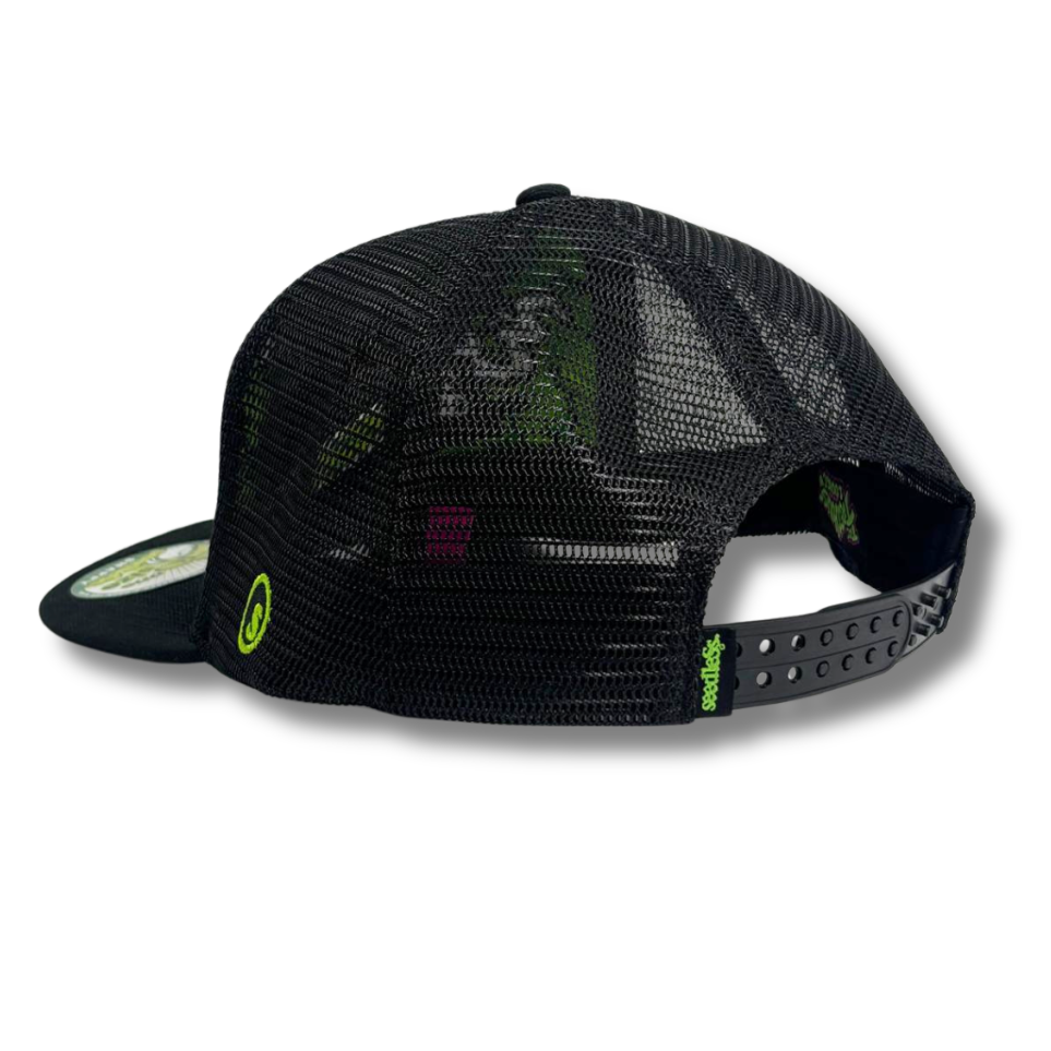 Trucker Hat : seedleSs. x Treehouse Lounge : Black