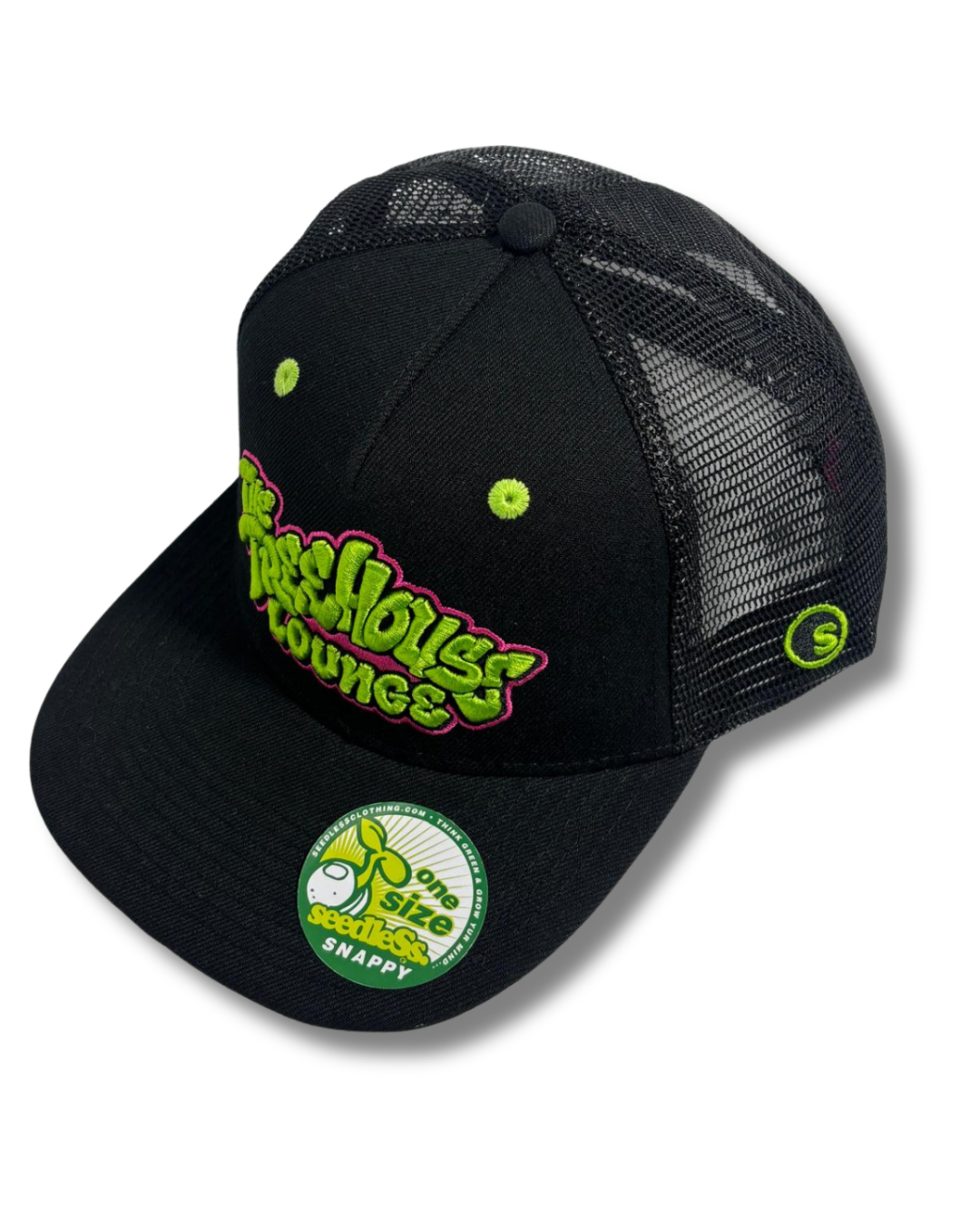 Trucker Hat : seedleSs. x Treehouse Lounge : Black