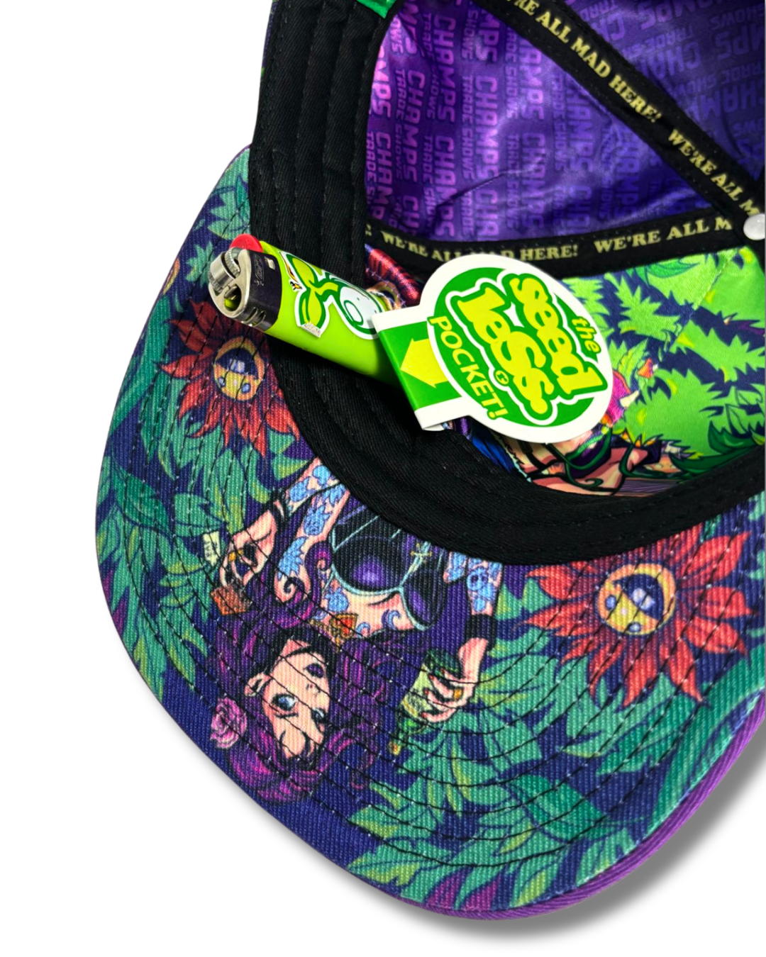 Hat : seedleSs. x CHAMPS : Wonderland : Purple