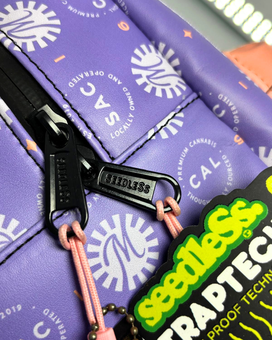 seedleSs. x Mainstage : Smellproof backpack : Purple