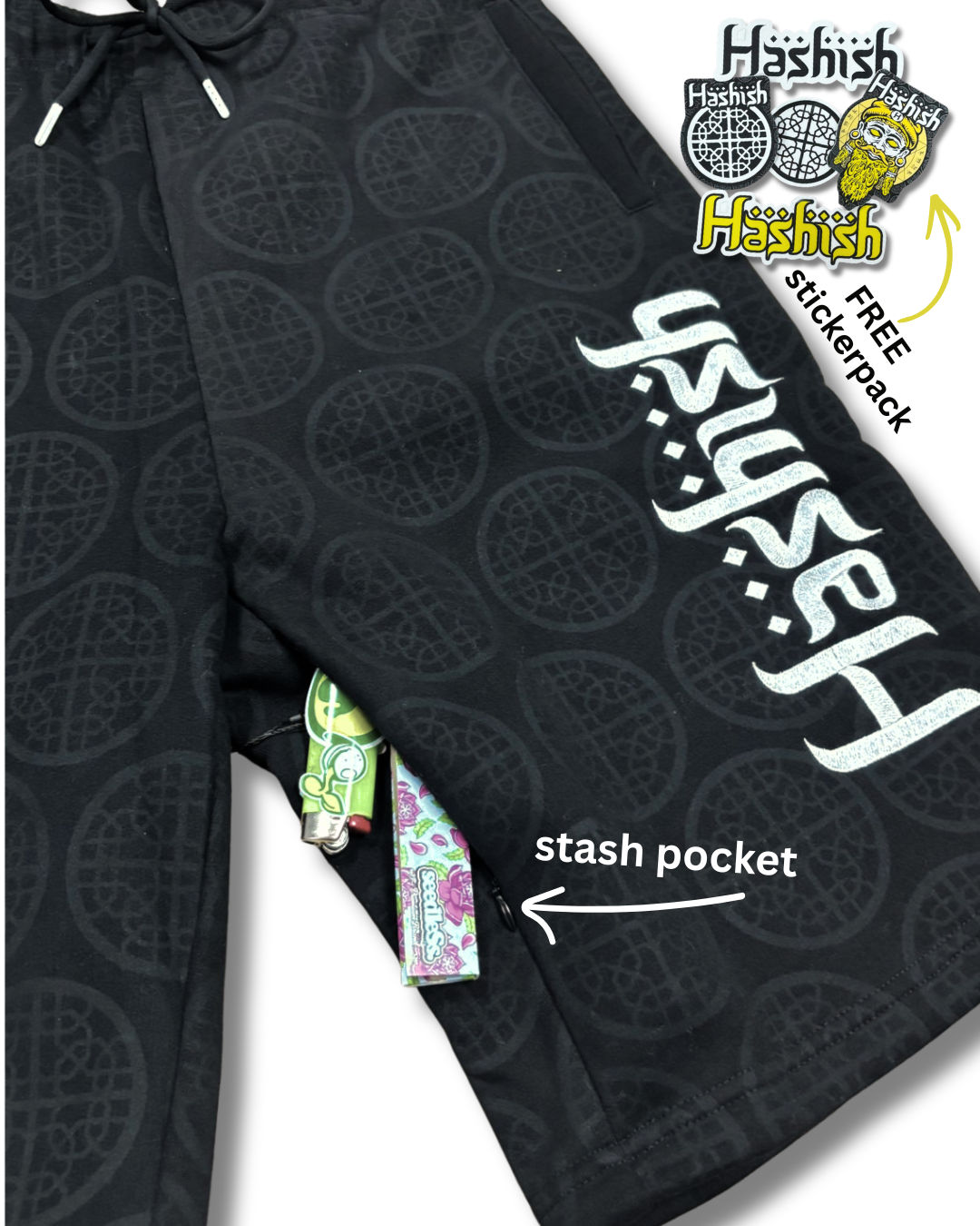 Joggers : seedleSs. x Hashish : Black