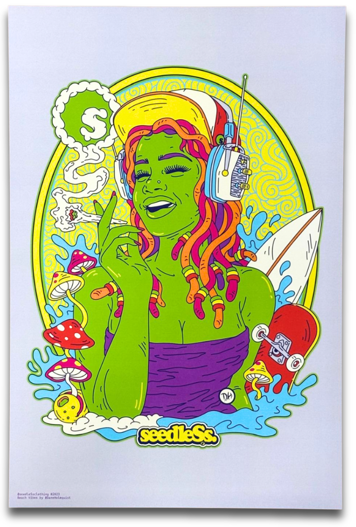 Art Print : Shroomy Girl