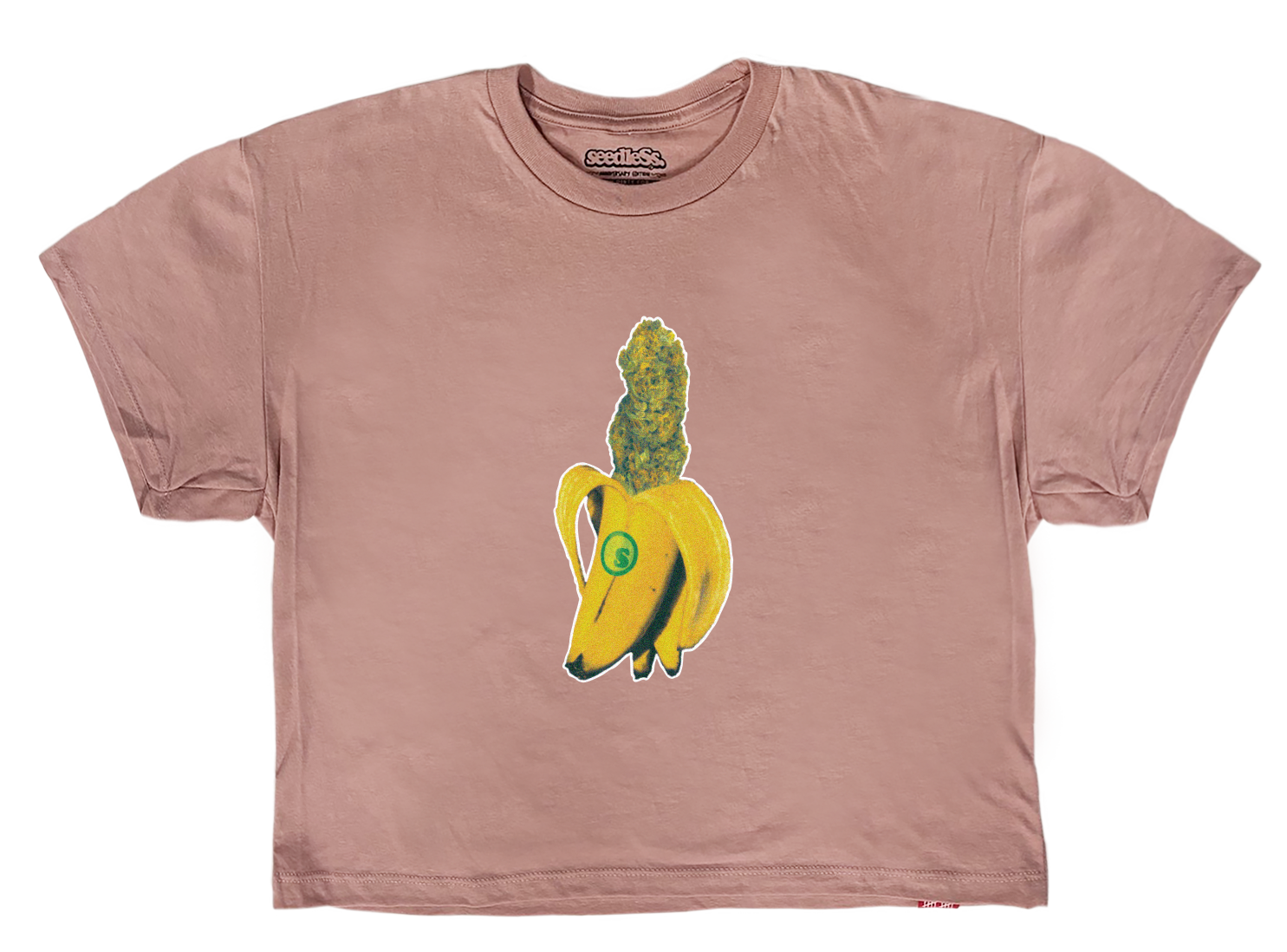 Womens Crop : Banana