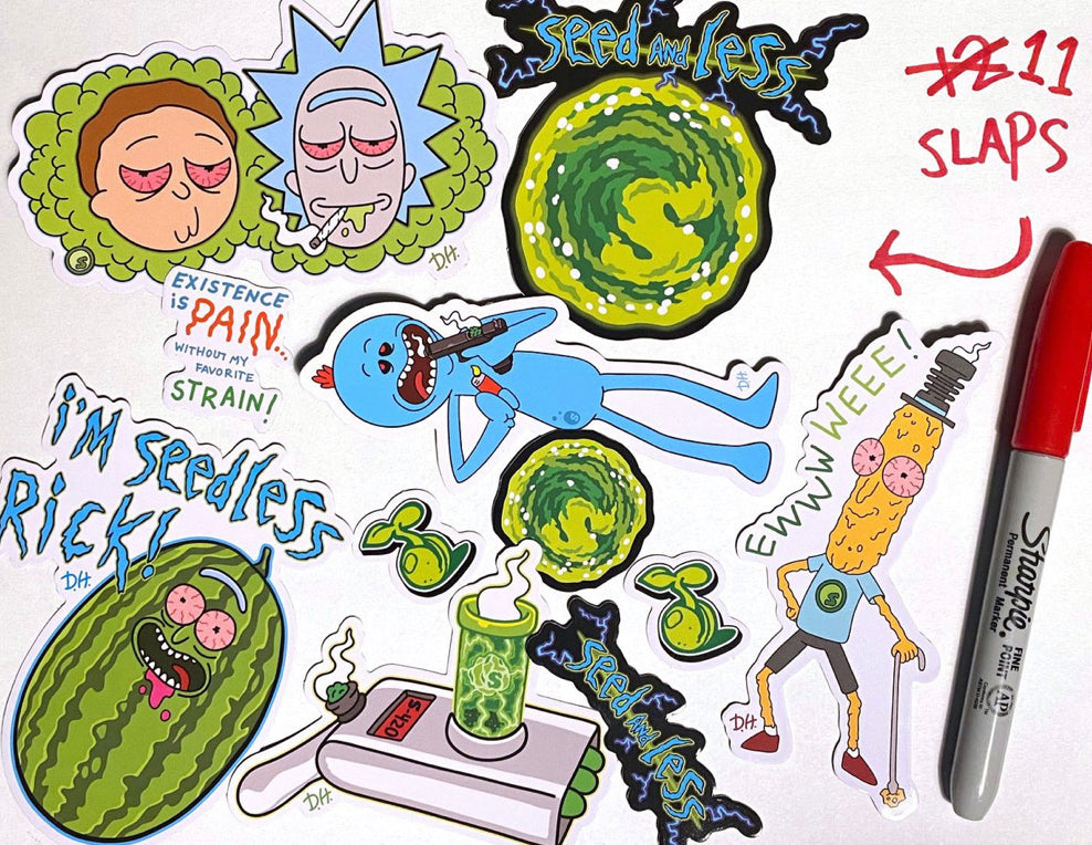 Sticker Pack-riPpin mOrty